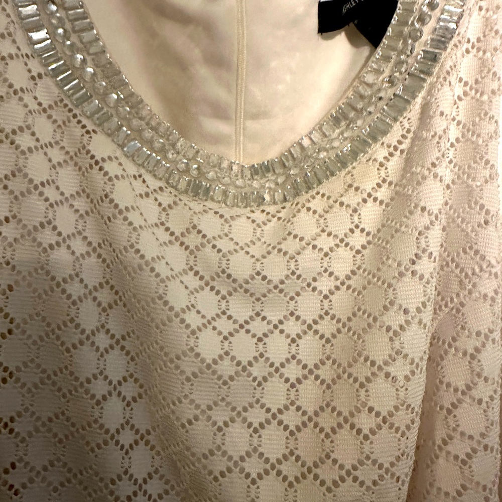 White Dress Ashley Stewart